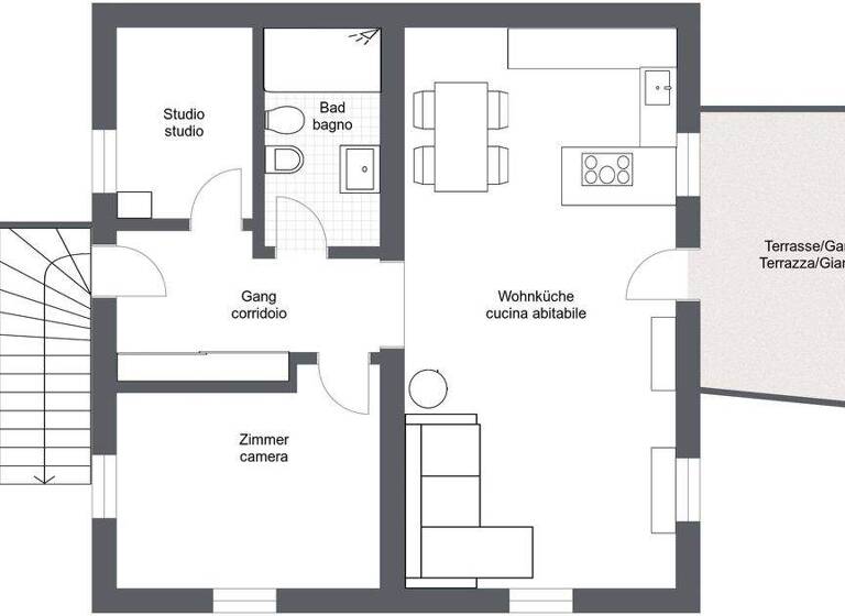 Wohnung zum Kauf 430.000 € 3 Zimmer 78 m² 1. Geschoss Neumarkt 39044