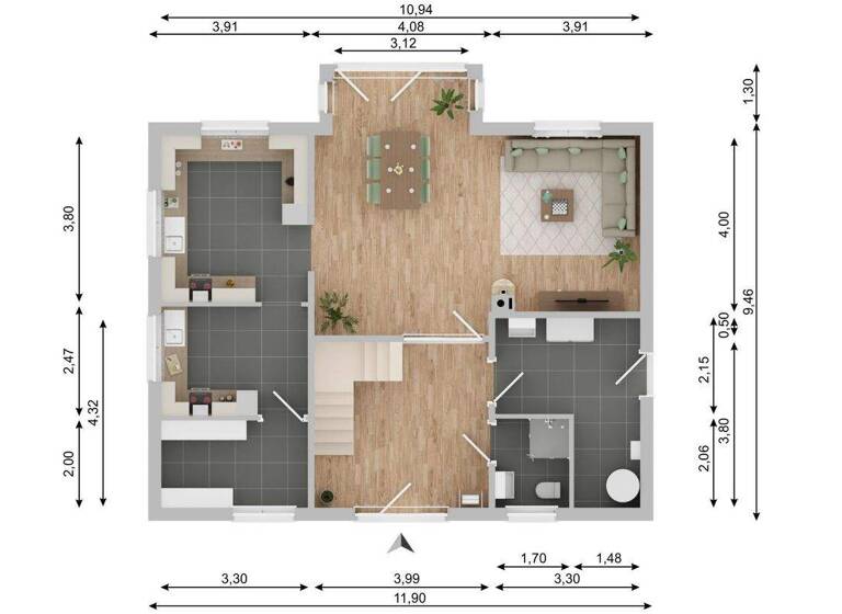 Einfamilienhaus zum Kauf 565.000 € 4 Zimmer 170 m² 358 m² Grundstück Kirchbarkau 24245