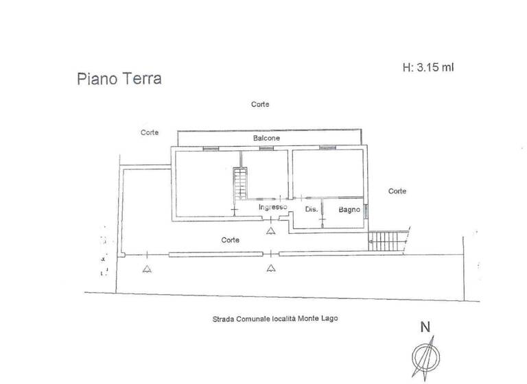Doppelhaushälfte zum Kauf 107.000 € 5 Zimmer 200 m² 1.200 m² Grundstück Località Monte lago Nerola 00017