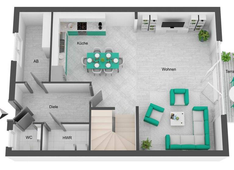 Reihenmittelhaus zur Miete 1.775 € 6 Zimmer 170 m² 177 m² Grundstück frei ab sofort Gebrüder-Grimm-Straße 16A Großkugel Kabelsketal 06184