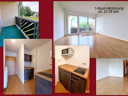Wohnung zur Miete 200 € 1 Zimmer 27,7 m² Geschoss 1/2 frei ab sofort Eselsweg 18 a Kromsdorf Kromsdorf 99441