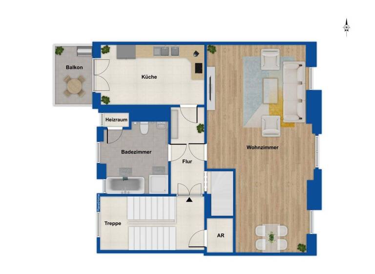 Maisonette zum Kauf 319.043 € 4 Zimmer 125 m² 3. Geschoss Nordvorstadt Weimar 99423