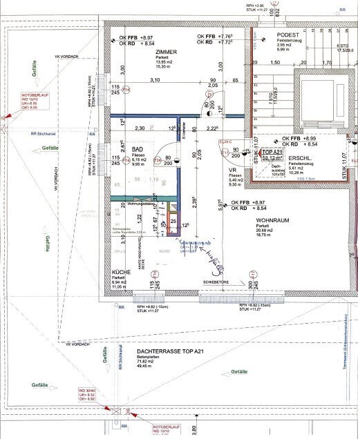 Penthouse zum Kauf 470.000 € 2 Zimmer 53,1 m²<br/>Wohnfläche Hall in Tirol 6060