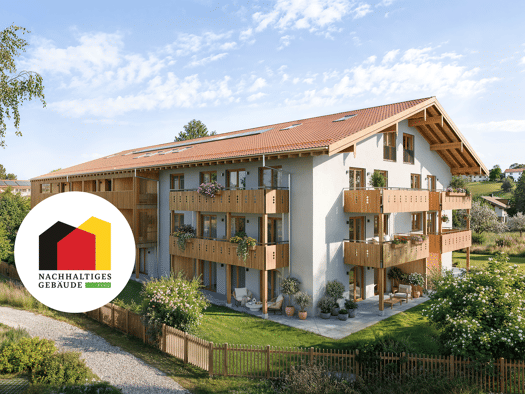 Wohnung zum Kauf - Neubau 399.900 € 2 Zimmer 61,4 m² 1. Geschoss Kammer Amerang 83123