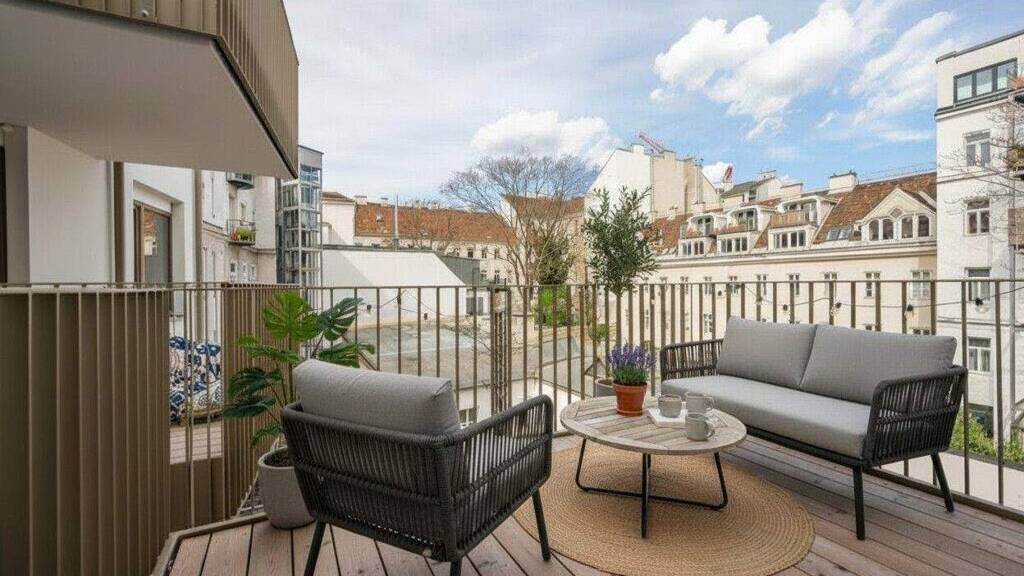 Wohnung zum Kauf - Erstbezug 649.300 € 2 Zimmer 61,5 m² 3. Geschoss Wien 1060