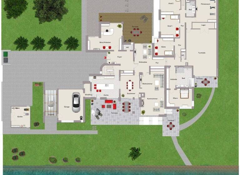 Bungalow zum Kauf 1.950.000 € 10 Zimmer 556,1 m² 2.896 m² Grundstück Coerde Münster 48157