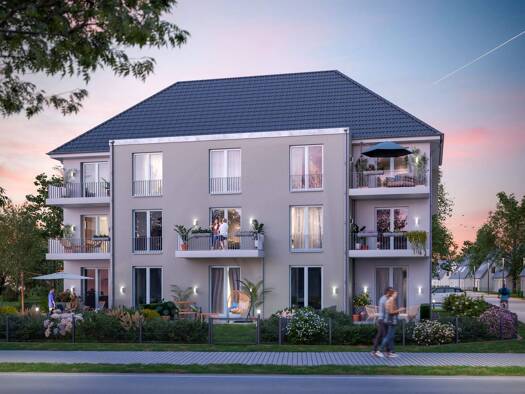 Wohnung zum Kauf - Neubau provisionsfrei 269.900 € 3 Zimmer 68,9 m² Geschoss 2/2 frei ab 01.12.2026 Dorotheenweg 42 Müllrose Müllrose 15299