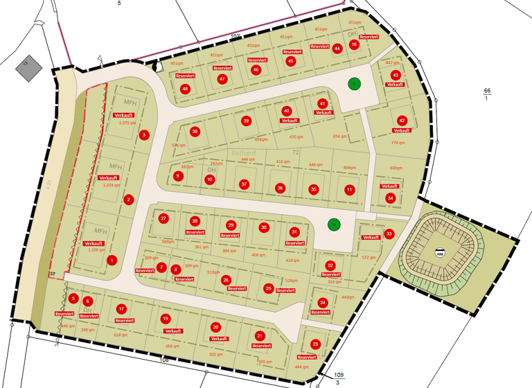 Grundstück zum Kauf provisionsfrei 103.040 € 448 m² Grundstück Newel 54309