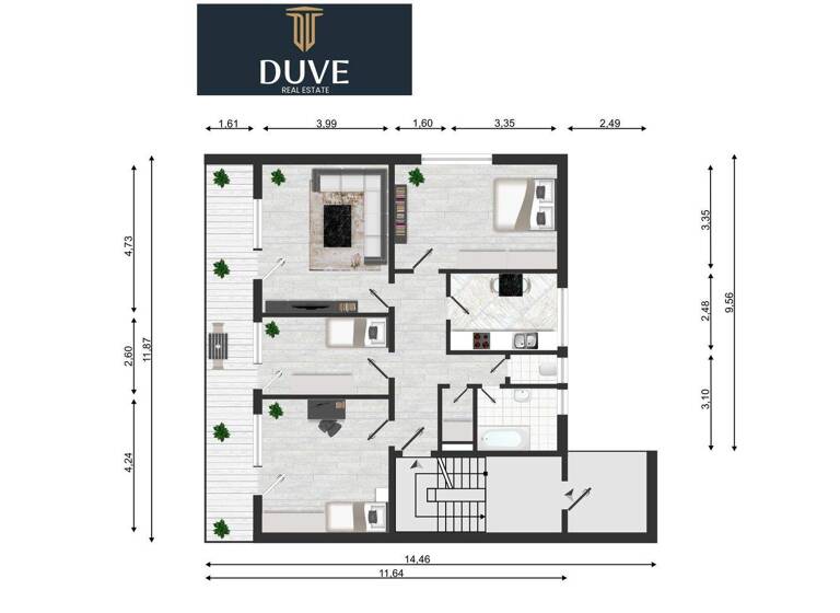 Wohnung zum Kauf 404.000 € 4 Zimmer 98 m² 1. Geschoss Kornwestheim 70806