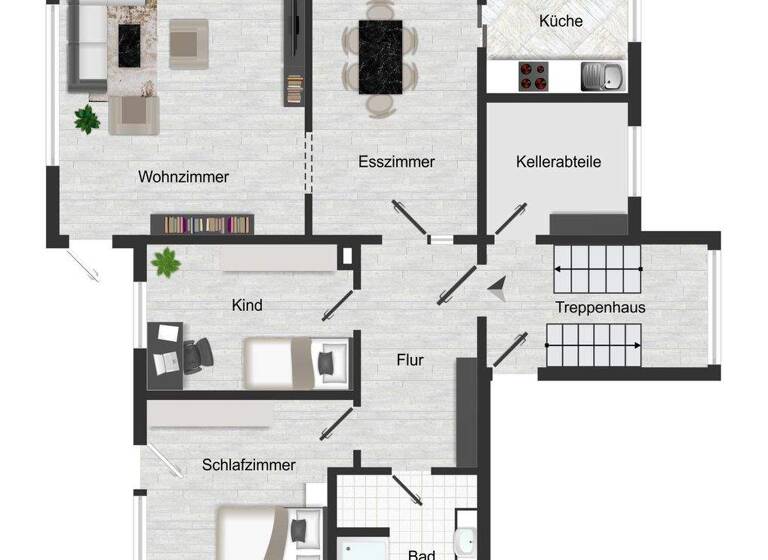Wohnung zur Miete 730 € 4 Zimmer 93,5 m² Lehrberg 91611