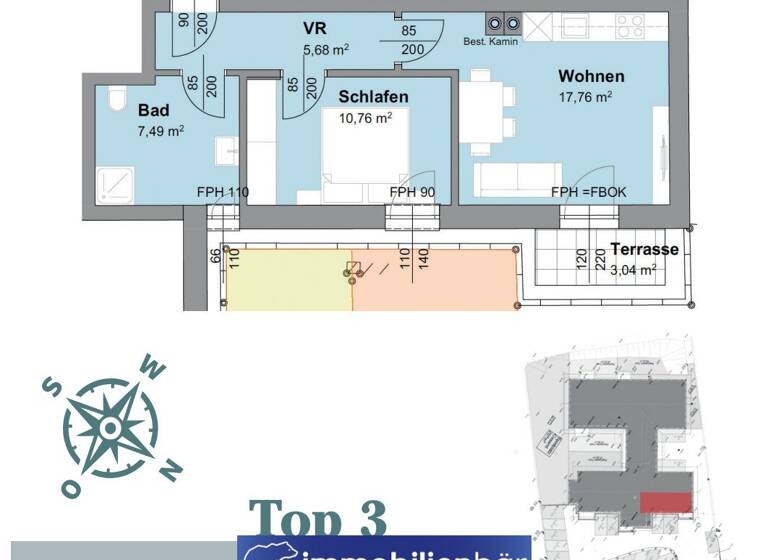 Wohnung zum Kauf 123.000 € 2 Zimmer EG Polhamerweg 1 Gallspach 4713