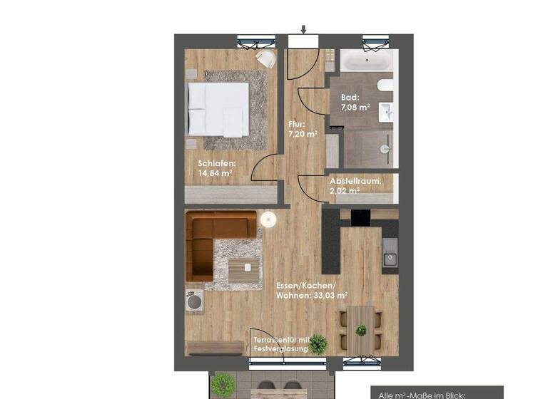 Wohnung zum Kauf - Erstbezug 395.000 € 3 Zimmer 68,2 m² An der Leitn Beilngries 92339