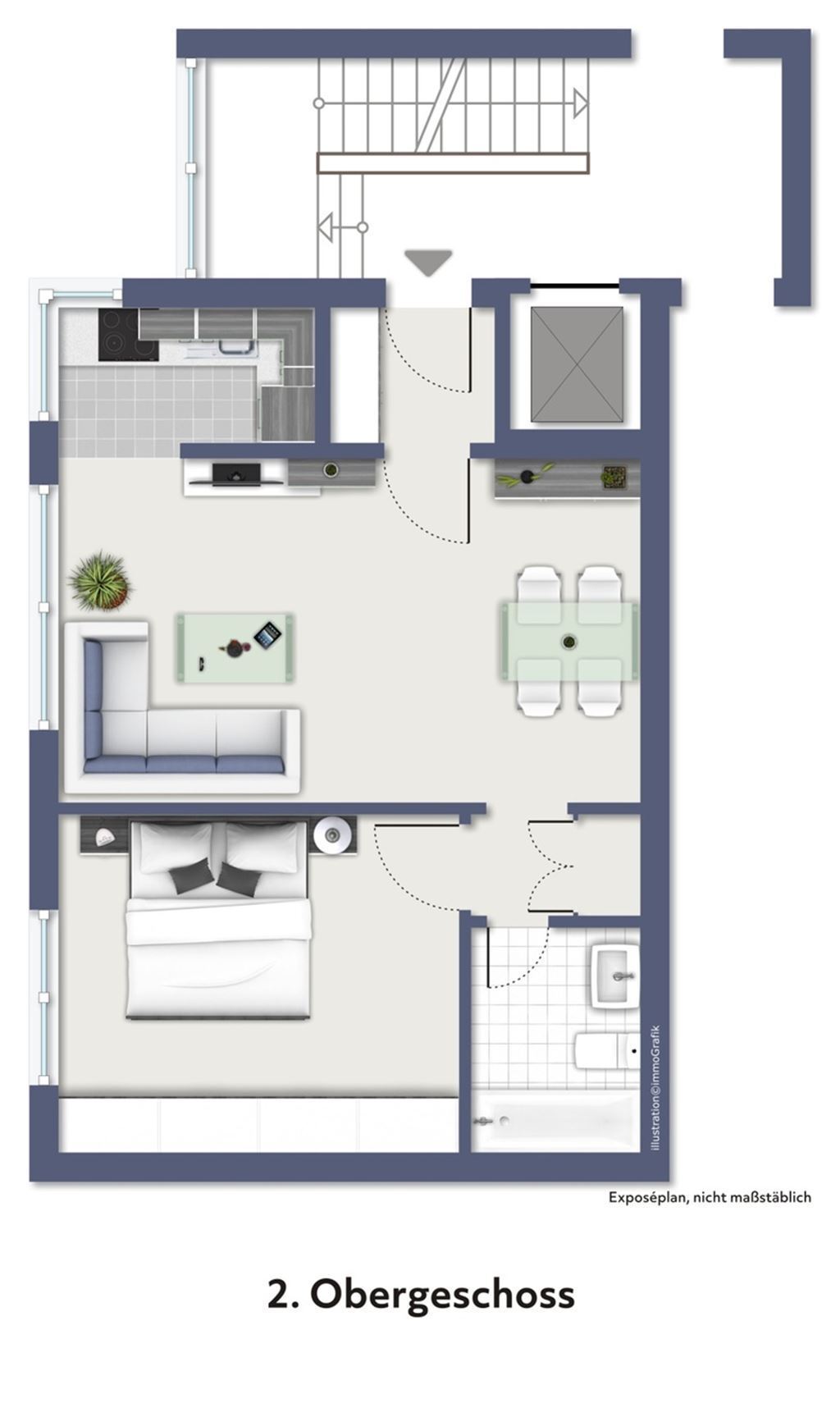 Wohnung zum Kauf 128.000 € 2 Zimmer 47 m²<br/>Wohnfläche Bad Honnef Bad Honnef 53604