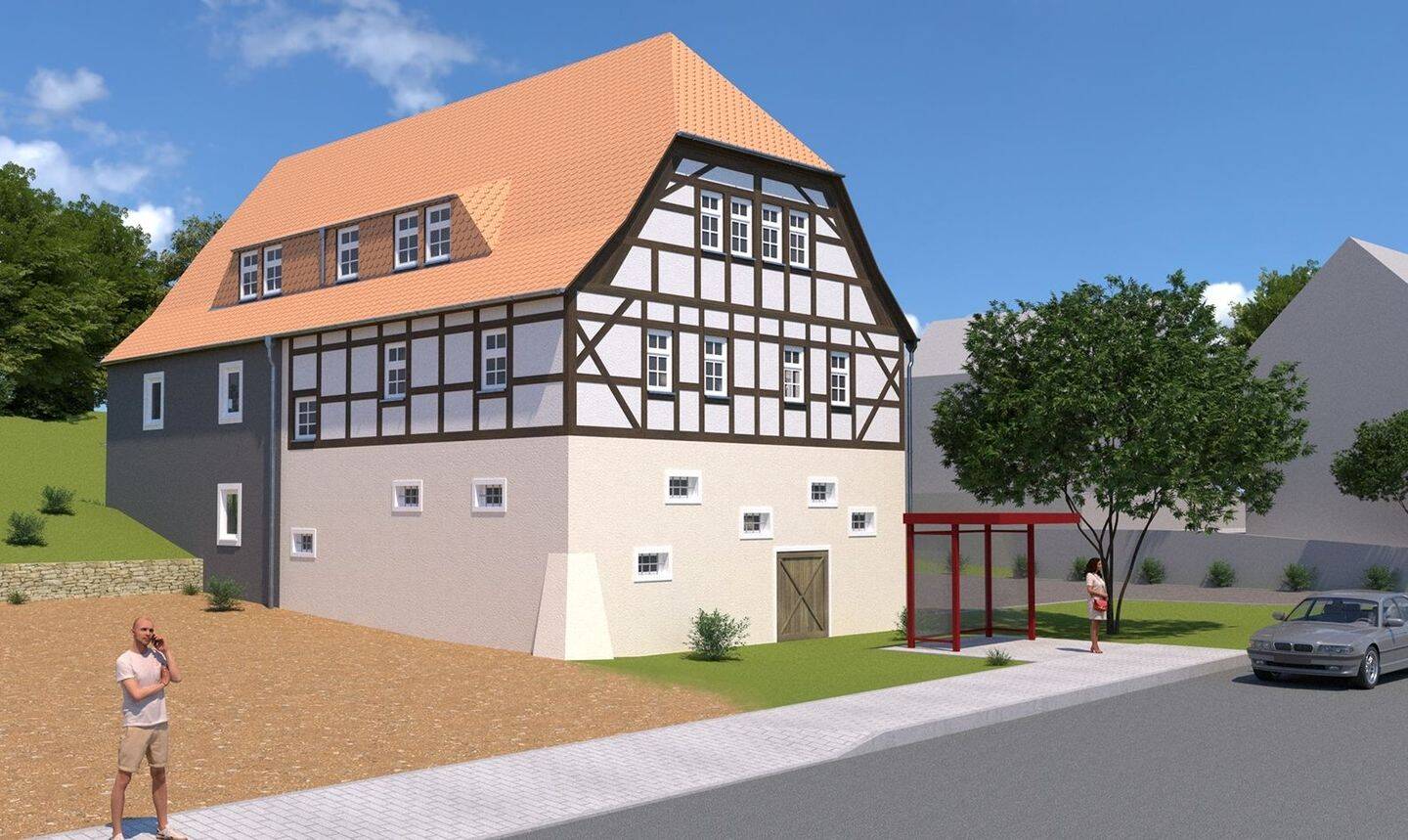 Haus – Klipphausen, Gewerbegebiet Klipphausen, Sora - Ansicht 3