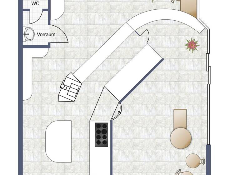 Verkaufsfläche zur Miete 2.300 € 210 m² Verkaufsfläche Homburg 66424