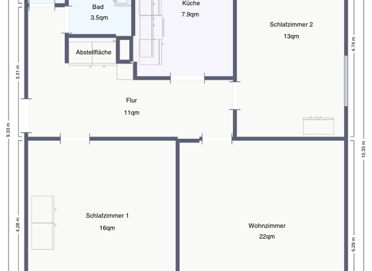 Wohnung zum Kauf provisionsfrei 205.000 € 3 Zimmer 77 m² 4. Geschoss Berliner Ring 61 Backnang 71522