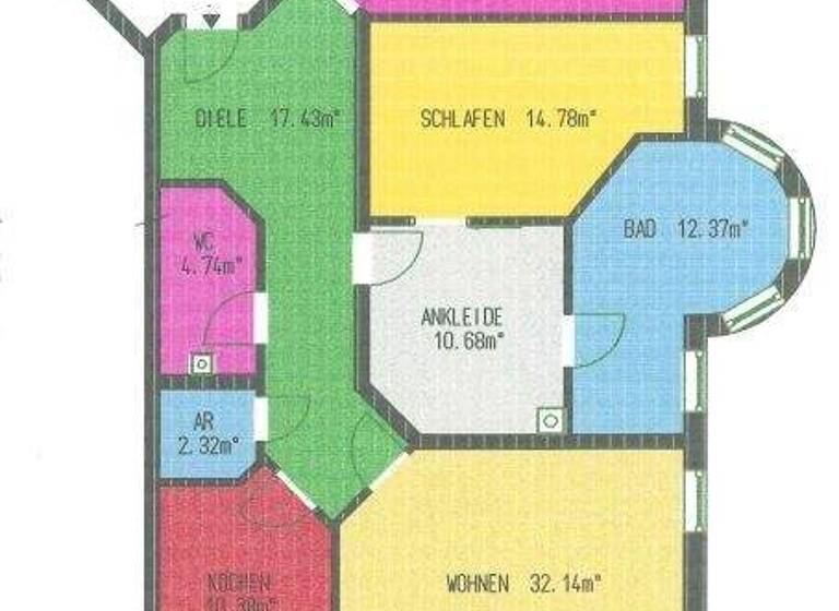 Wohnung zur Miete 825 € 3 Zimmer 124 m² Crimmitschau 08451