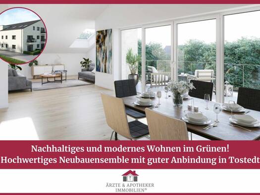 Wohnung zur Miete - Erstbezug 1.760 € 4 Zimmer 132,8 m² frei ab 01.05.2026 Todtglüsingen Tostedt / Todtglüsingen 21255