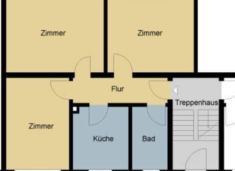 Wohnung zur Miete 410 € 3 Zimmer 68,2 m² 2. Geschoss frei ab sofort Mühlenkampstr. 13 Seesen 38723