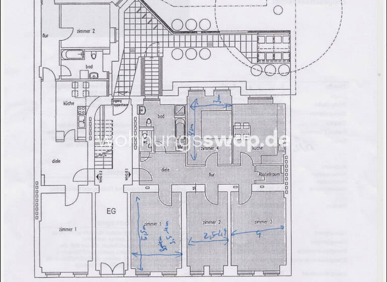 Wohnung zur Miete Tauschwohnung 1.147 € 4 Zimmer 120 m² EG Prenzlauer Berg Berlin 10409