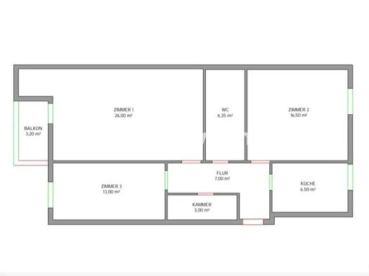Wohnung zur Miete Tauschwohnung 550 € 3 Zimmer 82 m² 5. Geschoss Schöneberg Berlin 10829