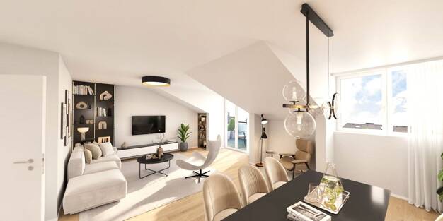 Wohnung zum Kauf - Neubau 505.739 € 3 Zimmer 92,1 m² Dachgeschoss, 2. Geschoss Hohe Geist 17 Albachten Münster 48163