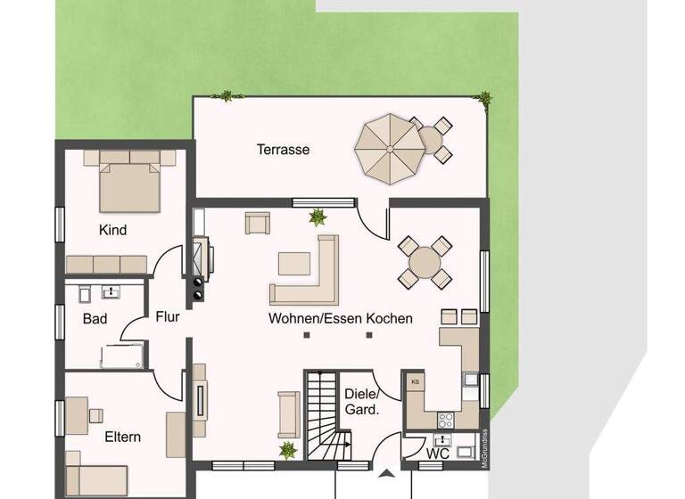 Einfamilienhaus zum Kauf 609.000 € 5 Zimmer 177,1 m² 515 m² Grundstück Erbes-Büdesheim 55234