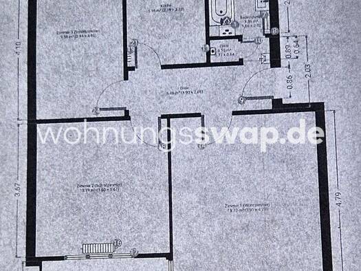 Wohnung zur Miete Tauschwohnung 530 € 3 Zimmer 58 m² 1. Geschoss Spandau Spandau 13587