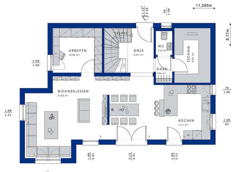 Einfamilienhaus zum Kauf 984.700 € 6 Zimmer 162,8 m² 388 m² Grundstück Rüdern Esslingen am Neckar 73733