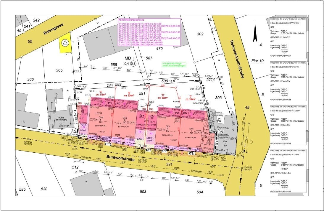 Grundstück zum Kauf provisionsfrei 82.600 € 236 m²<br/>Grundstück Eschweiler über Feld Nörvenich 52388