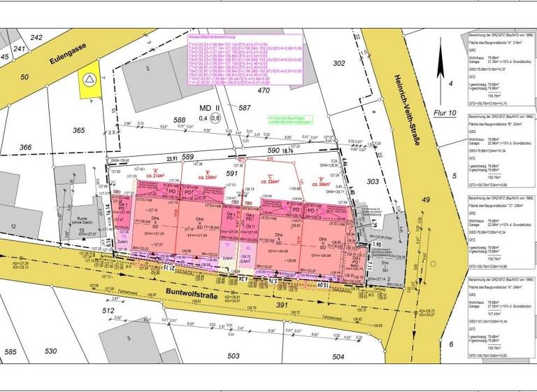 Grundstück zum Kauf provisionsfrei 82.600 € 236 m²<br/>Grundstück Eschweiler über Feld Nörvenich 52388