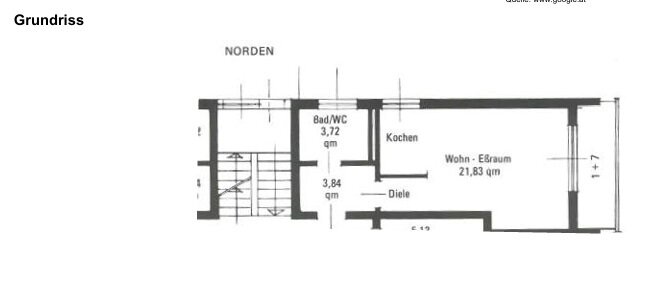 Wohnung zur Miete 500 € 1 Zimmer 30 m²<br/>Wohnfläche Zwischenwasser 6835