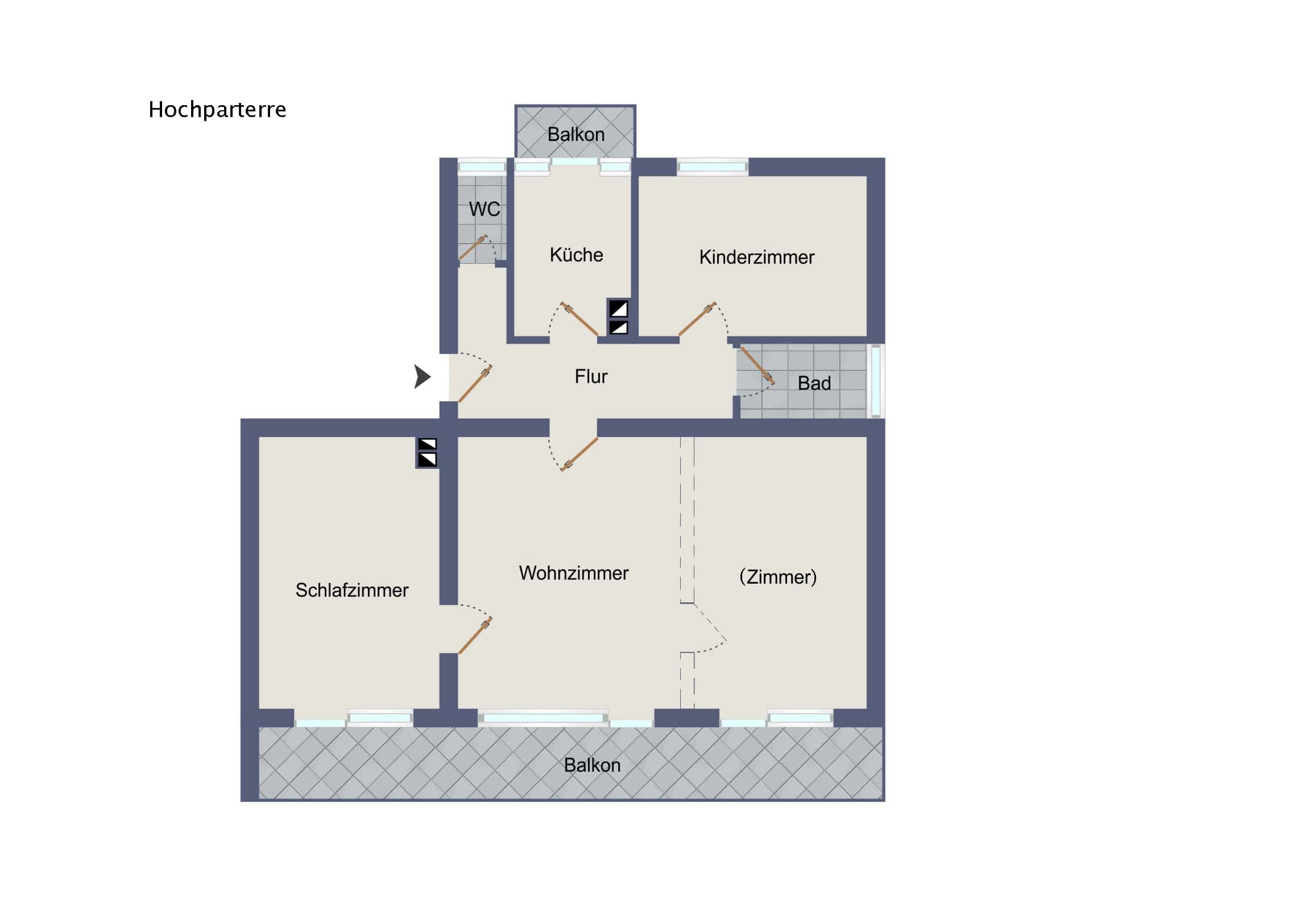 Wohnung zum Kauf 409.000 € 3 Zimmer 99,9 m²<br/>Wohnfläche Waldau Stuttgart 70597