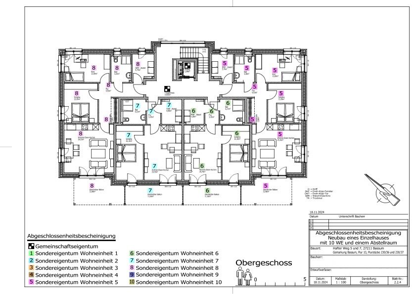 Wohnung zum Kauf 268.000 € 3 Zimmer 78,2 m²<br/>Wohnfläche 1.<br/>Geschoss Bassum Bassum 27211