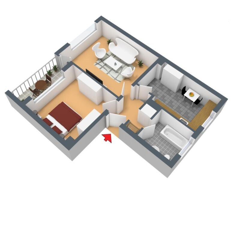 Wohnung zur Miete 439 € 3 Zimmer 63,8 m²<br/>Wohnfläche 2.<br/>Geschoss 15.01.2025<br/>Verfügbarkeit Wiesenstraße 21 Elsey-Nord Hagen 58119