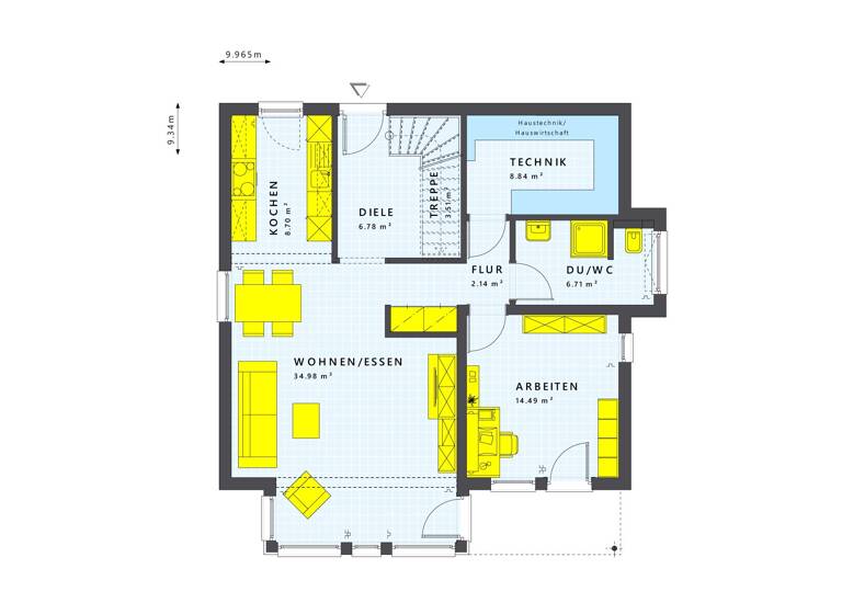 Einfamilienhaus zum Kauf provisionsfrei 433.512 € 5 Zimmer 150 m² 1.300 m² Grundstück Hermsdorf Rossau 09661