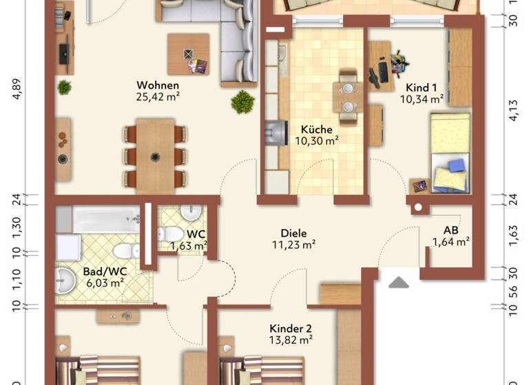 Wohnung zum Kauf 315.000 € 4 Zimmer 98 m²<br/>Wohnfläche 2.<br/>Geschoss Schweinau Nürnberg 90441