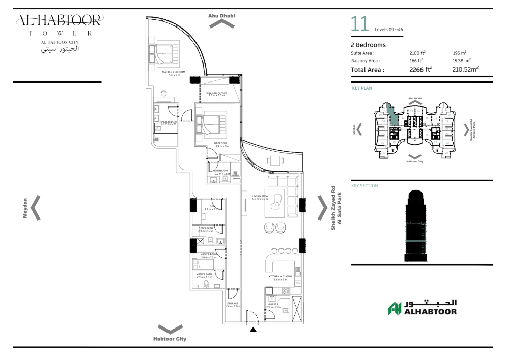 Wohnung zum Kauf 1.254.610 € 3 Zimmer 211 m²<br/>Wohnfläche 01.12.2026<br/>Verfügbarkeit Dubai