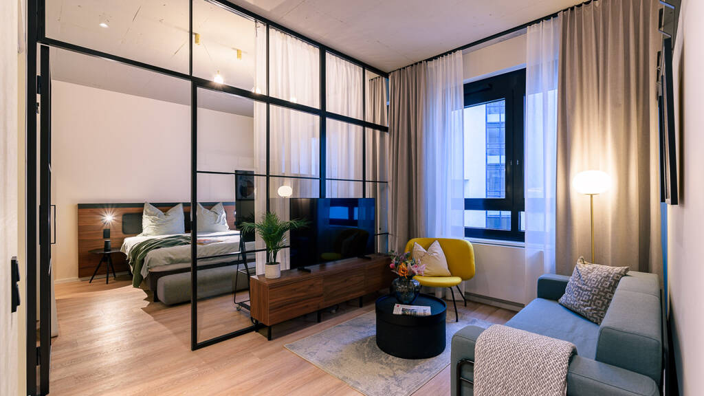 Studio zur Miete auf Zeit - Erstbezug 1.685 € 1 Zimmer 44 m² frei ab sofort Sachsenstraße 15 Hammerbrook Hamburg 20097