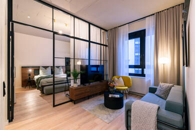 Studio zur Miete - Erstbezug Wohnen auf Zeit 1.595 € 1 Zimmer 45 m² frei ab sofort Sachsenstraße 15 Hammerbrook Hamburg 20097