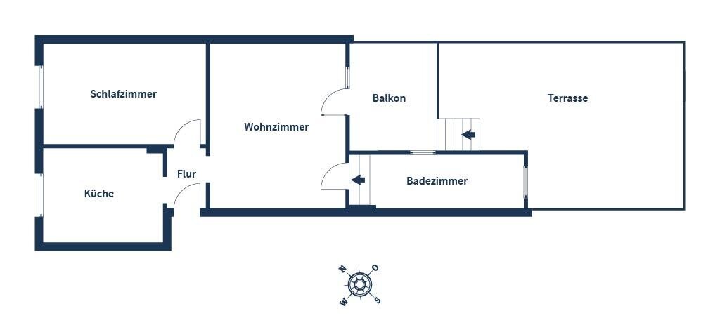 Wohnung zum Kauf 210.000 € 2 Zimmer 60 m²<br/>Wohnfläche EG<br/>Geschoss Bergerhausen Essen 45136