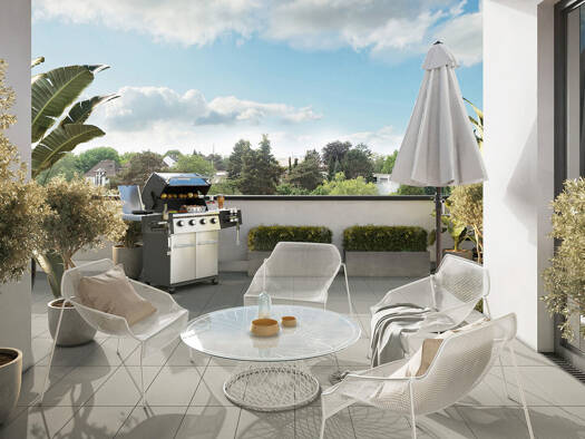 Wohnung zum Kauf - Neubau provisionsfrei 376.000 € 1,5 Zimmer 47 m² 1. Geschoss frei ab 30.06.2026 Dieburger Straße 12D Fechenheim Frankfurt am Main 60386