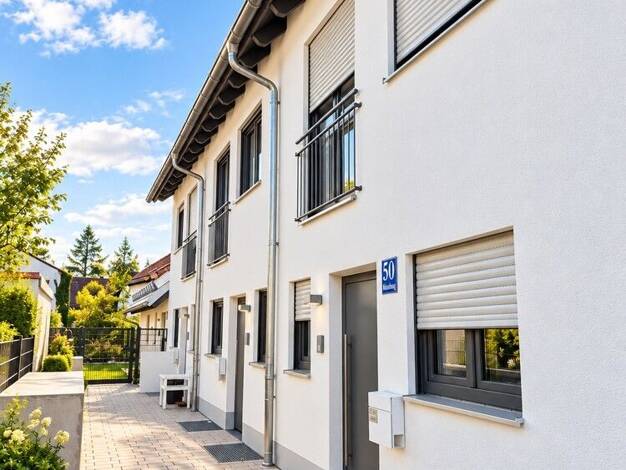 Reihenmittelhaus zum Kauf - Erstbezug provisionsfrei 899.000 € 4,5 Zimmer 115 m² 105 m² Grundstück frei ab sofort Trudering-Riem München 81827