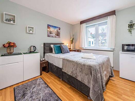 Studio zur Miete Wohnen auf Zeit 830 € 1 Zimmer 20 m² frei ab sofort Gallus Frankfurt am Main 60326