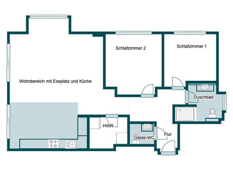 Wohnung zum Kauf 299.000 € 3 Zimmer 101,3 m² 1. Geschoss Schwerte 58239