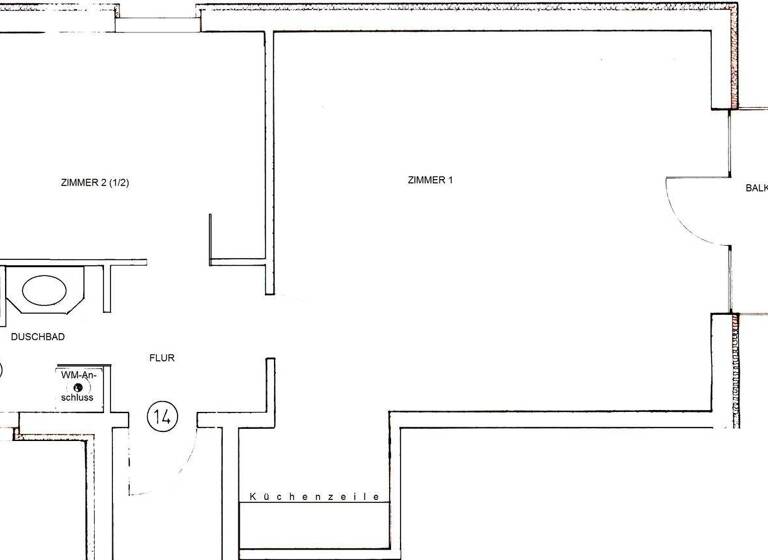 Wohnung zur Miete 459 € 2 Zimmer 51 m² 1. Geschoss Hermann Niemann Str. 1 Plau Plau am See 19395