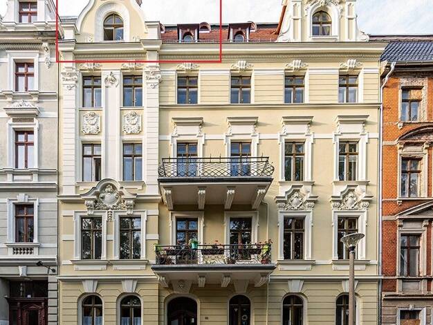 Wohnung zur Miete 480 € 3 Zimmer 80 m² 4. Geschoss Emmerichstraße 61 Innenstadt Görlitz 02826