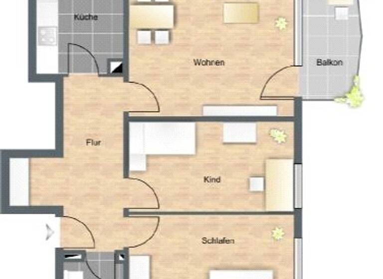 Wohnung zum Kauf provisionsfrei 178.000 € 3 Zimmer 67,5 m²<br/>Wohnfläche Erlanger Straße 51 Ronhof 153 Fürth 90765
