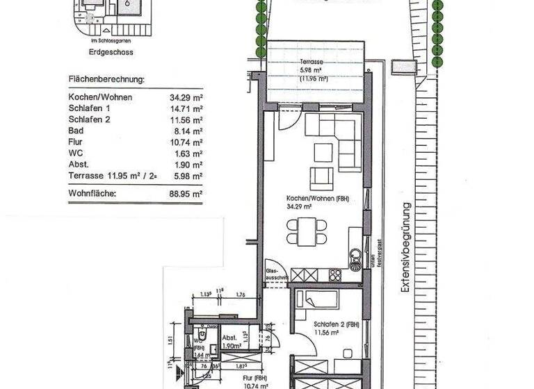 Wohnung zum Kauf 439.000 € 3 Zimmer 89 m² frei ab 01.03.2026 Boos 87737