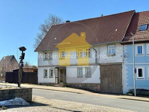 Einfamilienhaus zum Kauf 29.700 € 6 Zimmer 160 m² 2.312 m² Grundstück Hauptstraße 226 Straßberg Harzgerode 06493